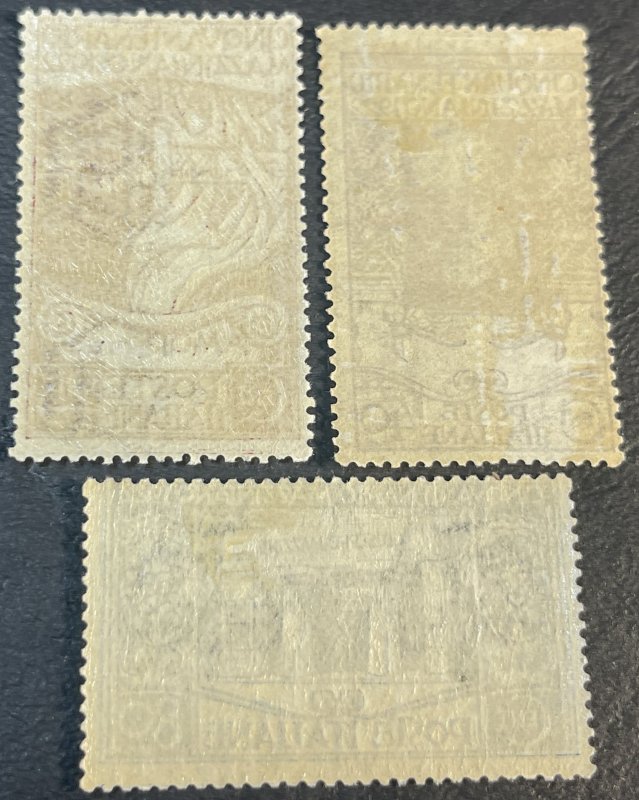 ITALY # 140-142-MINT/HINGED---COMPLETE SET----1922(LOT#T12)