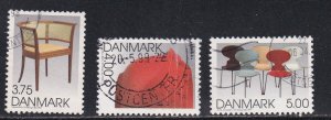 Denmark # 1082-1084, Danish Designs, Used