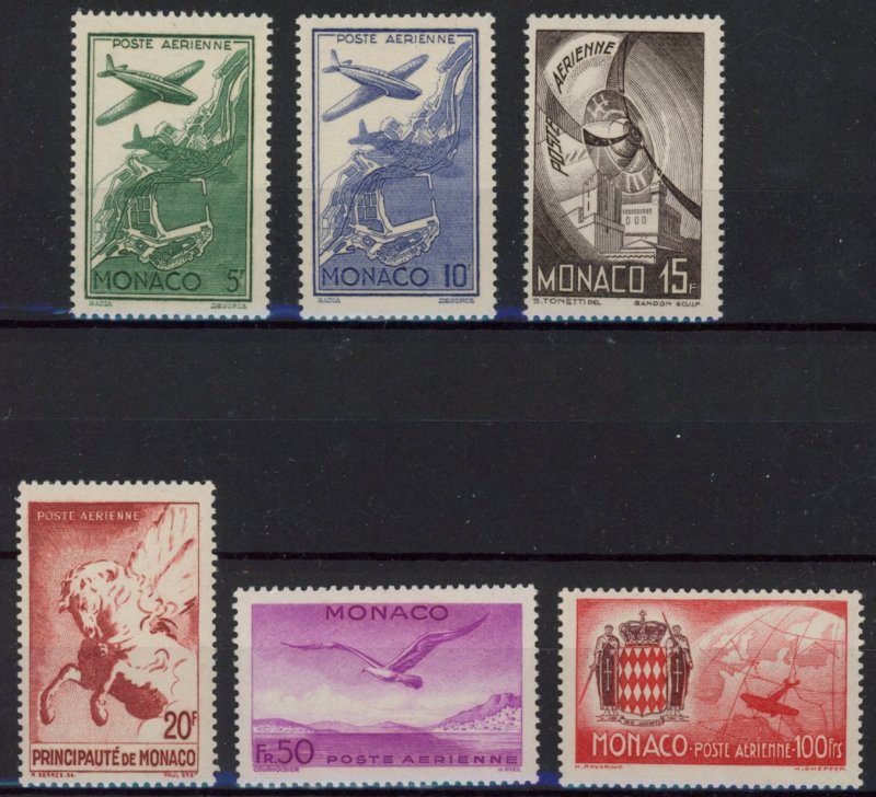 [Hip2955] Monaco 1941 : Good set very fine MNH stamps