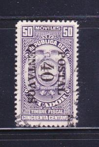 Ecuador 575 Set U Surcharge