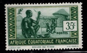 French Equatorial Africa Scott 44 MH* expect similar centering