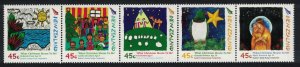 New Zealand Christmas 'What Christmas Means to Me' Strip 2006 MNH SG#2906-2910