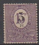 Mi::  10 f   mh  1920  Cat € 200.00 signed Muller Upper Silesia