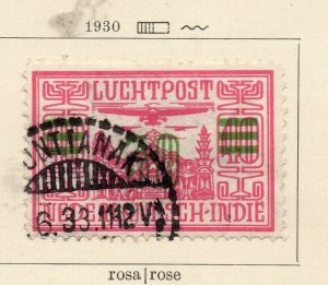 Dutch Indies Netherlands 1929-30 Early Issue Fine Used 30c. Surcharged NW-170642