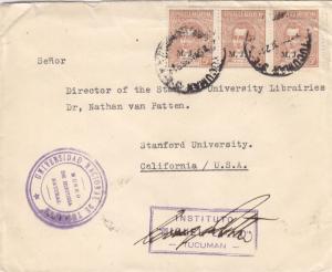 1938, Buenos Aires, Argentina to Sanford Univ., CA, See Remark (26619)