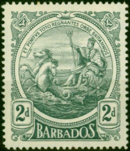 Barbados 1916 2d Grey SG184 Fine MM (2)