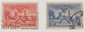 Australia Scott #159-160 Stamp - Used Set