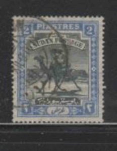 SUDAN #24 1902 2p CAMEL POST F-VF USED