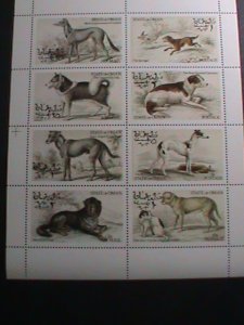 ​OMAN--WORLD BEAUTIFUL LOVELY DOGS- MNH SHEET VERY FINE WE SHIP TO WORLD WIDE.