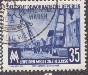 Germany DDR  - 287 1956 Used thin