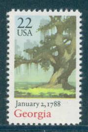 2339 22c Georgia Fine MNH