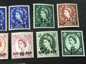 MUSCAT/OMAN # 79-93-MINT/HINGED-----COMPLETE SET------1960-61