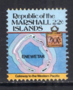 Marshall Islands 42 Map MNH VF