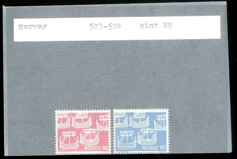 NORWAY Sc#523-524 MINT NEVER HINGED Complete Set