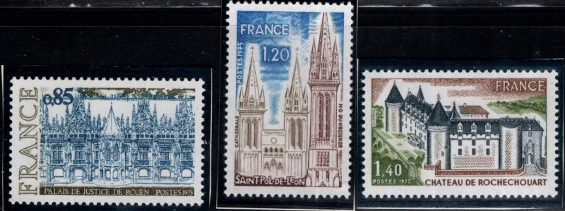 France Scott 1417-1419 MNH** stamp set