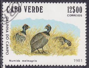 Cape Verde 440 Used 1981 Guinea Fowl