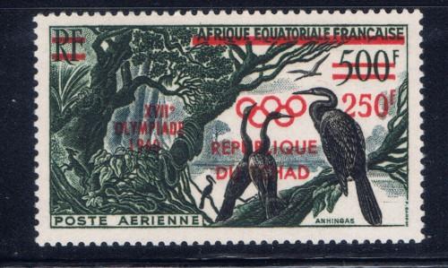 Chad C1 NH 1960 Olympics overprint 