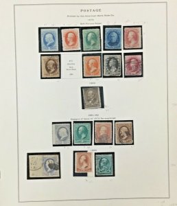 US  National  Bank Note Company stamps from 1870-1971   Scott  CV $6478.00    AB