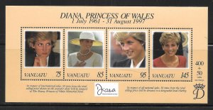 Vanuatu 719 Princess Diana s.s. MNH