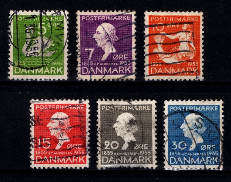 Denmark 1935 Centenary Hans Christian Anderson’s Fairy Tales Set [Used]