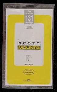 Scott/Prinz Pre-Cut Souvenir Sheets Small Panes Stamp Mounts 229x131 #968 Black