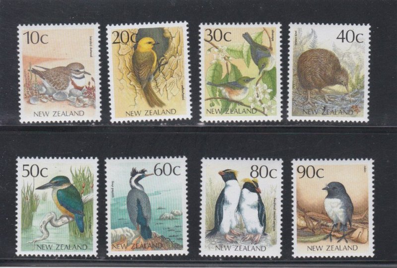 New Zealand # 920-923, 925-927, 929, Birds, Mint NH, 1/3 Cat.