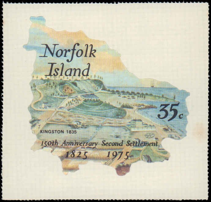 Norfolk Island #185-186, Complete Set(2), 1975, Ships, Never Hinged