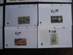 Old WESTERN EUROPE better stamps on sales cards,nice sized group check them out!