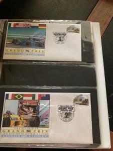 STAMP STATION PERTH: Australia FDC Collection Adelaide Formula 1 Australia Post