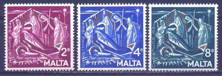 Malta #309-11 MNH Set, Nativity, Christmas, Wholesale