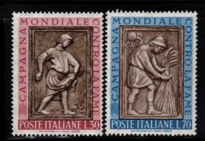 Italy Scott 871-872 MNH* FAO Freedom from Hunger set