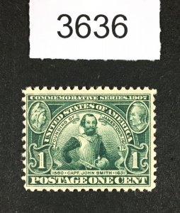 MOMEN: US STAMPS # 328 MINT OG NH VF LOT #H 3636