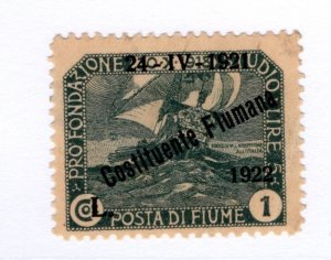 Fiume #168 MH - Stamp - CAT VALUE $2.40