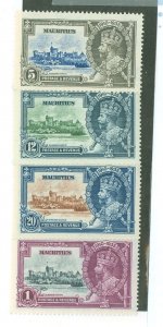 Mauritius #204-207 Mint (NH) Single (Complete Set) (Jubilee) (King)