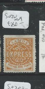 SAMOA (P1306B) EXPRESS ALL CHECKED BY LATE JACK HUGHES 9D   SG20 MNG