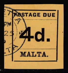 Malta, Sc J7 (SG D7), used