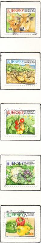 Jersey  Sc 981ga-e 2003 Agricultural Products stamp set used