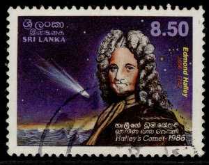 SRI LANKA QEII SG932, 8r 50 edmond Halley 1986, FINE USED.