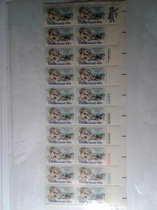 SCOTT # C 100 35 CENT DESIRABLE AIR MAIL PLATE BLOCK OF 20 MINT NEVER HINGED