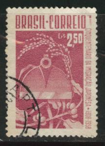 Brazil Scott 871 Used 1958 