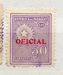 Paraguay 1935 Early Issue Fine Used 50c. Official Optd NW-175890