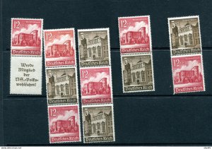 Germany 1940 Accumulation Combination Buildings MNH 12307