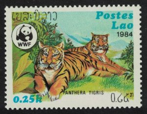 Laos WWF Tigers 'Panthera tigris 1984 MNH SC#518 SG#705 MI#707