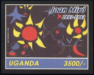 Uganda 1808-1809,MNH. Paintings by Joan Miro,1893-1983.2003