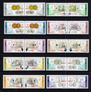 Romania #4736-45  (2005 Currency Devaluation set) VFMNH CV $18.40