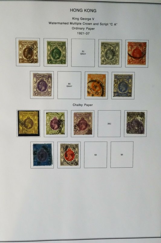 Hong Kong 1800s to 2000s Mostly Mint Stamp Collection