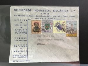 Angola 1966 Air Mail to Germany  stamp cover  R31611