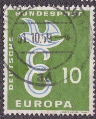 Germany 790 1958 Used