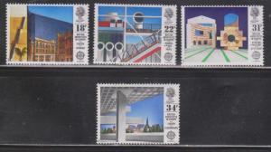 Great Britain Scott # 1176-9 Mint Never Hinged - Modern Architecture Europa 1987