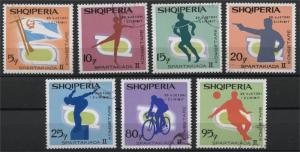 ALBANIA  NATIONAL SPARTAKIADE  SPORT  FOOTBALL  GYMNASTIC  1969 U SET